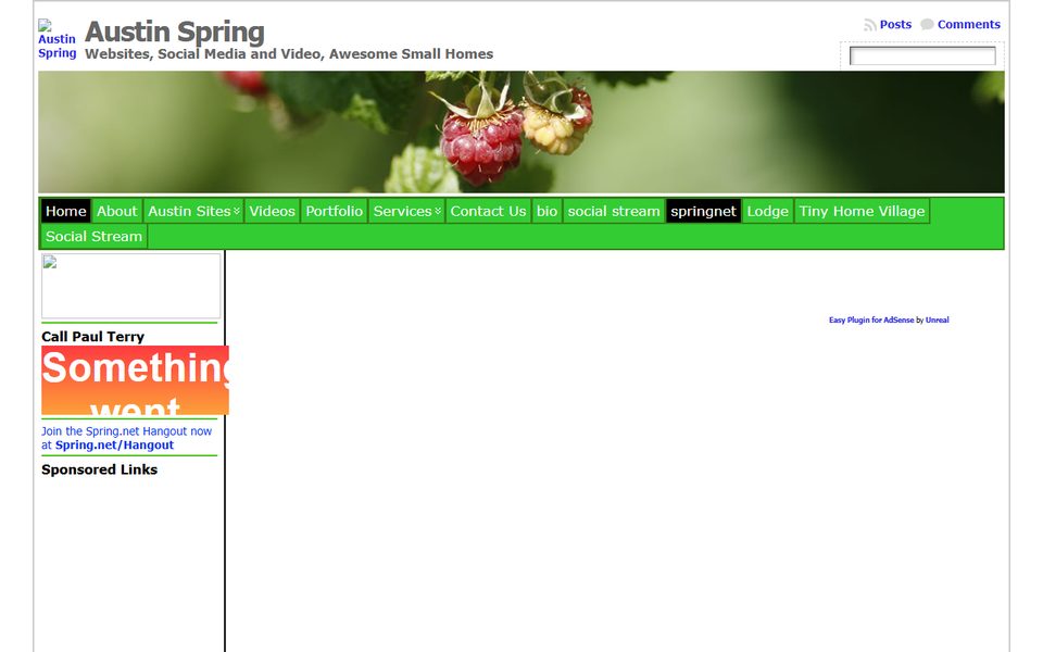 Peak-activity snapshot of austinspring.com from May 11, 2016
